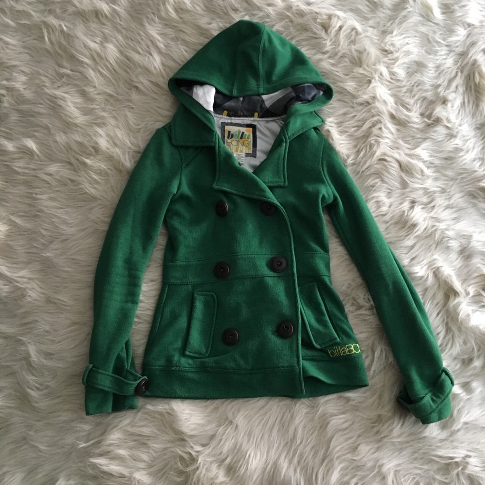 Billabong Green Peacoat